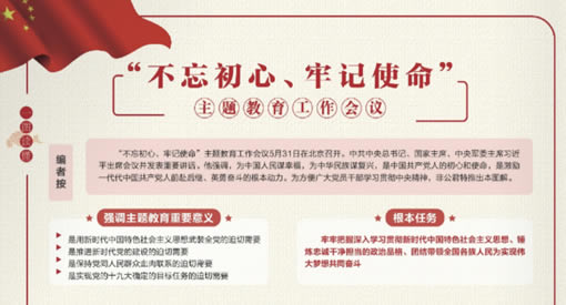 “不忘初心，牢記使命”主題教育活動(dòng)